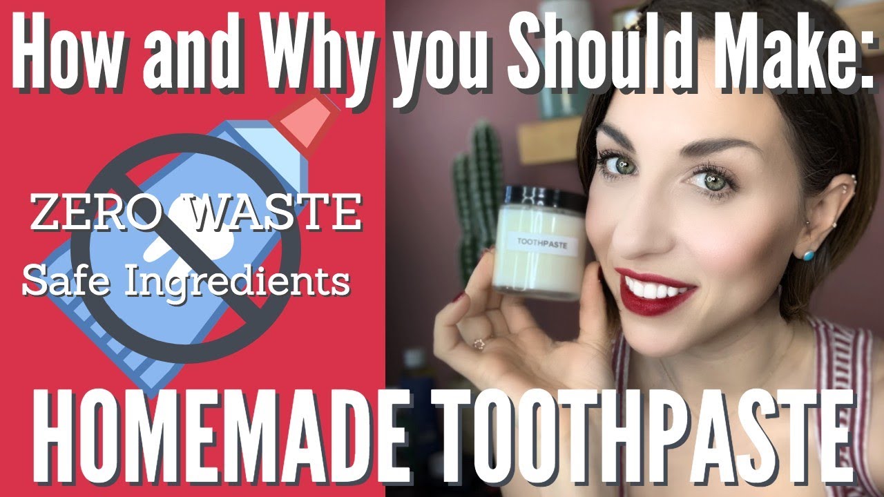 DIY Toothpaste with Baking soda and Coconut Oil: Zero waste