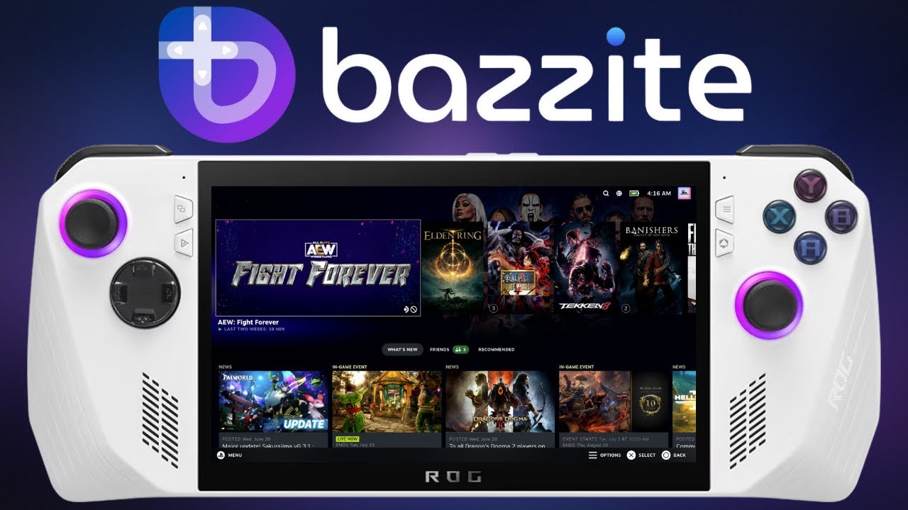 30 Games Test on Rog Ally Ryzen Z1 Extreme with Bazzite OS