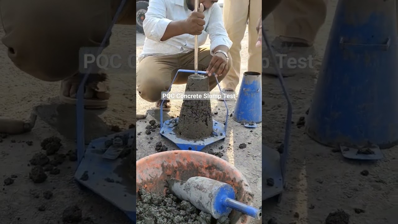 PQC concrete slump test