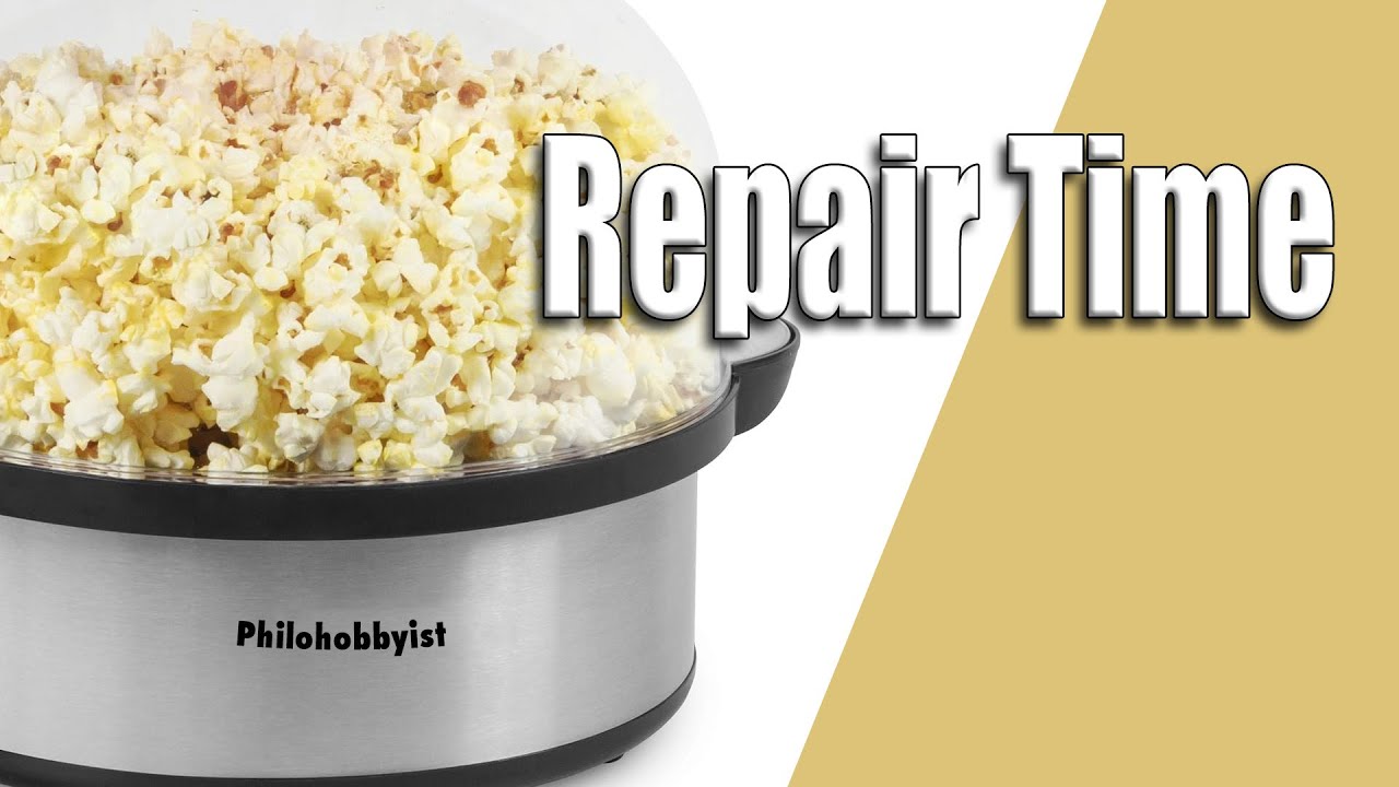 Мой аппарат для попкорна не работает! #ремонт