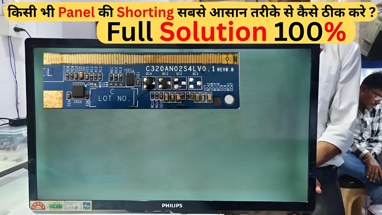 अब किसी भी Short 💥 Panel को ठीक करे बिना Ckv Track Cut करे #full #video Led Tv Repairing Course #tv
