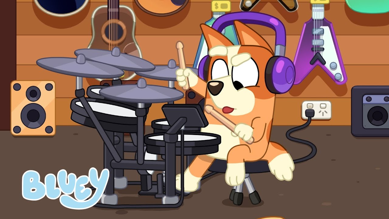 Bateri 🥁🎧 | YENİ BLUEY KISALAR 📺 | Bluey Türkçe Resmi Kanal