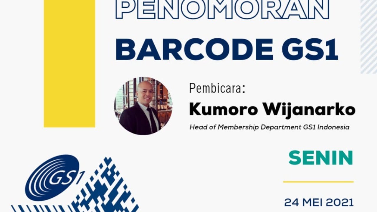 Kuliah Tamu Socio-Preneur: Manfaat Penomoran Barcode GS1 |