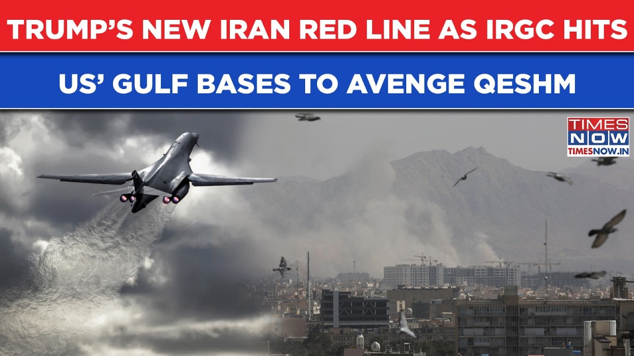 Trump&rsquo;s New Iran Red Line As IRGC Rains Missiles On US Bases In Kuwait, Bahrain To Avenge Qeshm