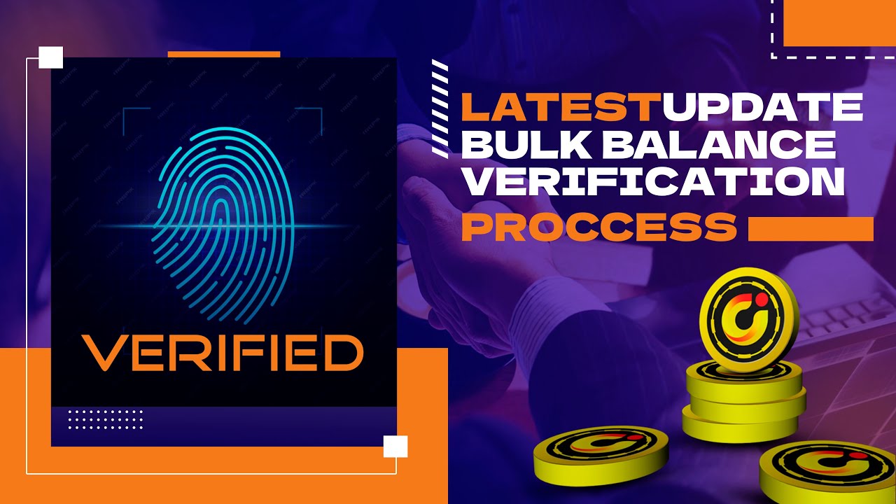 LATEST UPDATE | HOW TO VERIFY YOUR BULK BALANCE