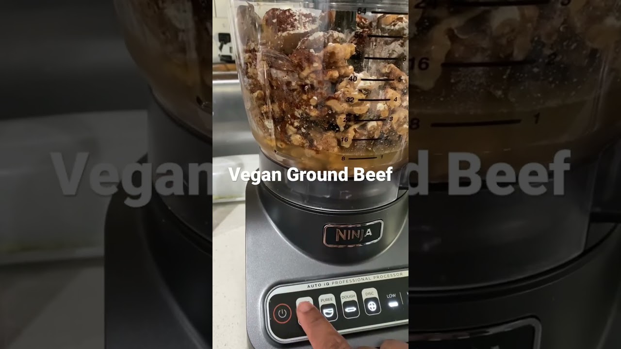 Vegan Ground Beef using mushrooms and walnuts #veganmeals #goingvegan #mushroomrecipe
