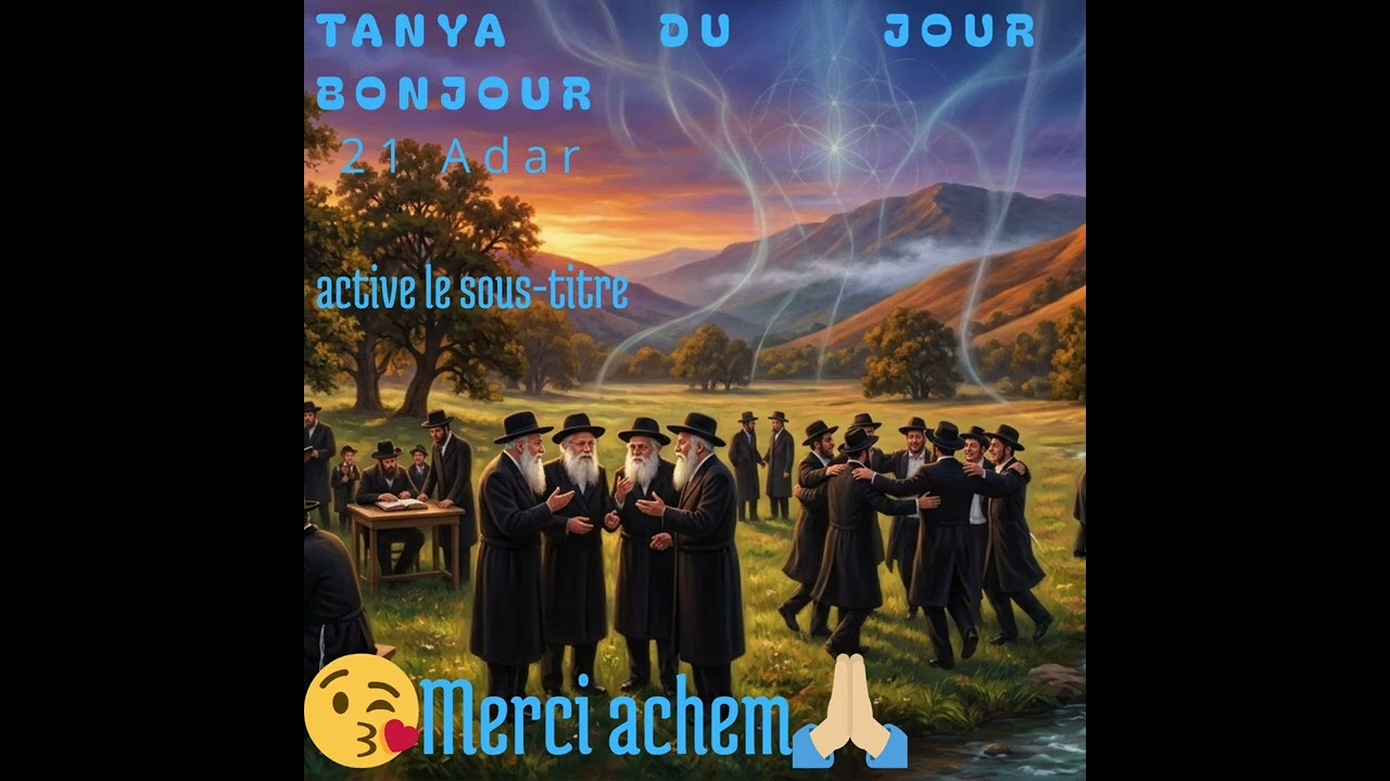 Tanya du 21 Adar 💗 merci hachem 💕🙏🏼