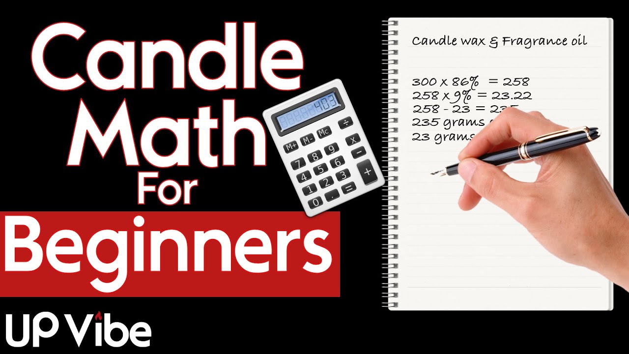 How to Calculate How Much Wax & Fragrance Oil to Put in Your Candles | Easy Candle Math