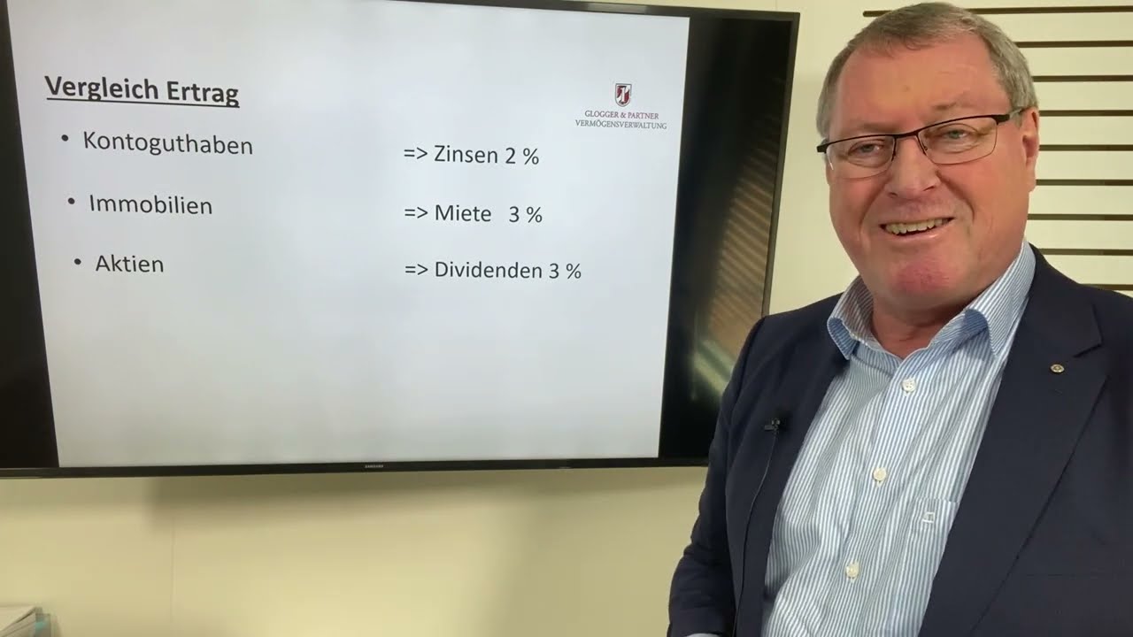 Aktien & Dividenden vs. Immobilien & Mieteinnahmen: Was lohnt mehr f&uuml;r den Anleger, Andreas Glogger?