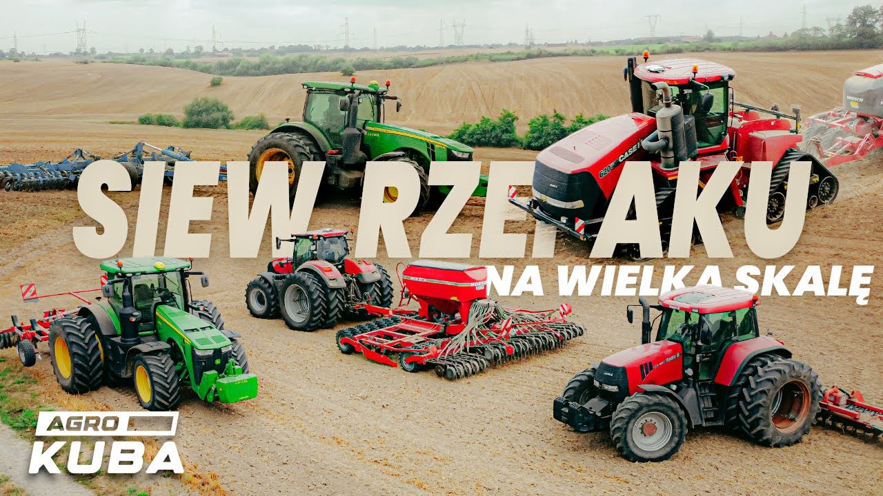 ☆UPRAWA I SIEW RZEPAKU NA WIELKĄ SKALĘ 2022!☆CASE QUADTRAC 620☆HORSCH FOCUS 6TD☆AGROKUBA☆