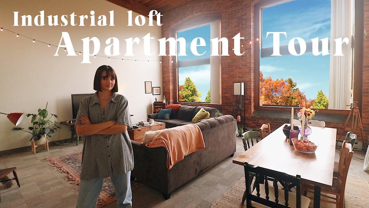 DREAM INDUSTRIAL LOFT APARTMENT TOUR // what $2100 gets you in Vermont