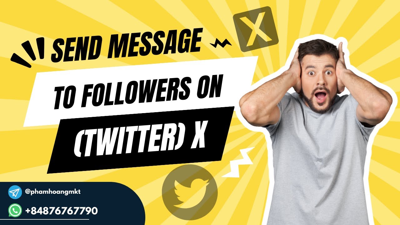 Send Message To Followers On Twitter Bot | Automatic Twitter Messaging Tool