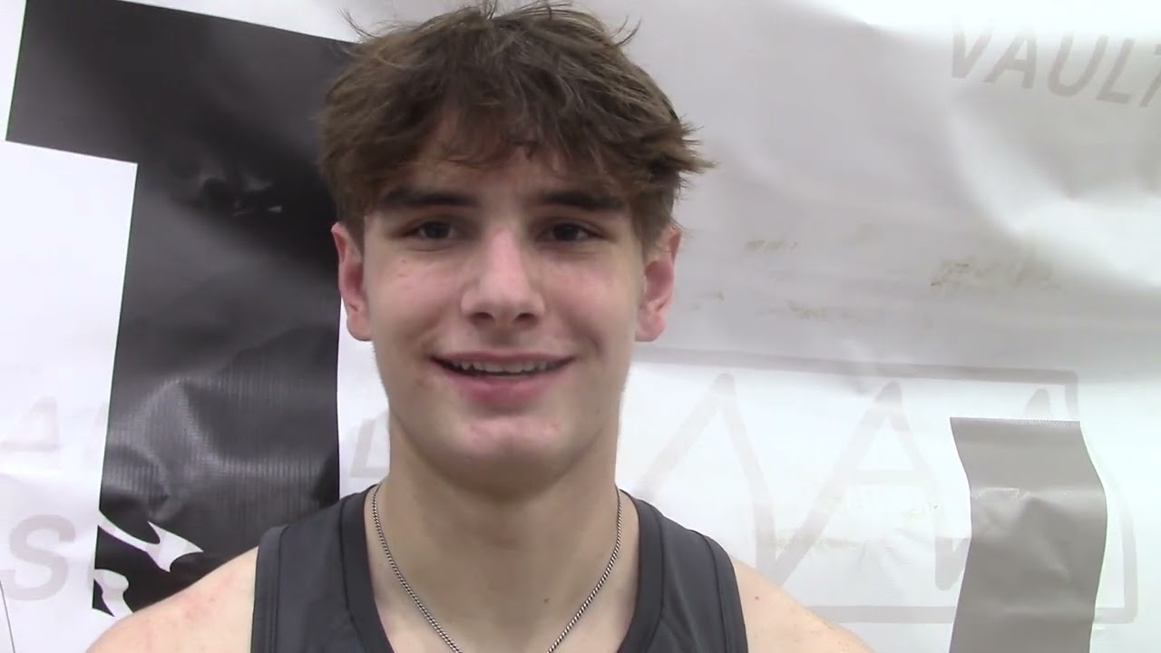 Jace Bennett of Utopia 2nd Place Boys Elite Section at UCS Spirit National Pole Vault Summit