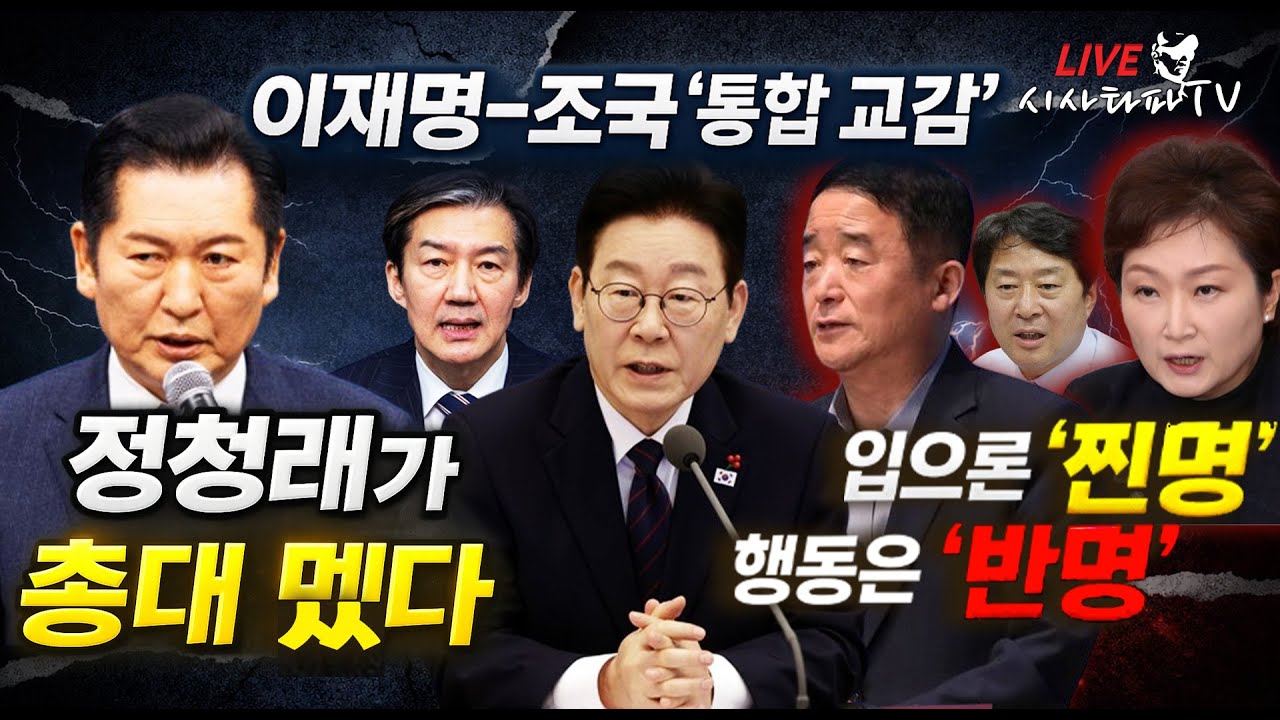 [주요 심층분석] - 이재명 대통령 조국대표 통합논의 정청래 대표 발표 극비리 이뤄진 이유는... 찐명팔이 이언주, 강득구 하는짓은 반명
