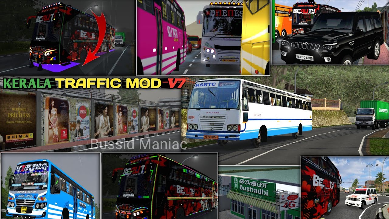 How to download/install | Kerala Traffic Mod V7 | Bussid V3.7.1 | Team KBR