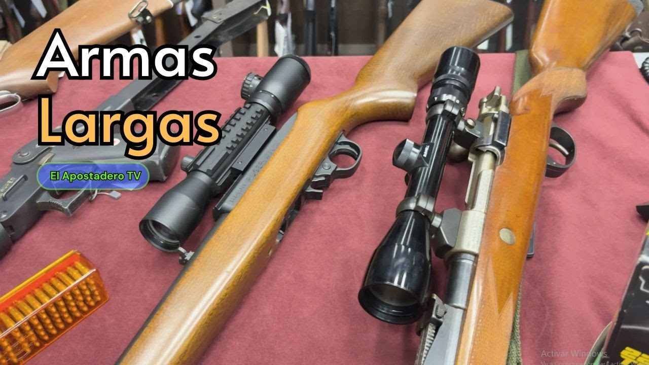 Armas largas usadas