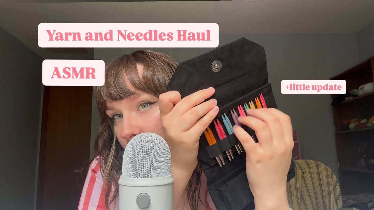 Yarn and Needles Haul ASMR 🧶🛍️