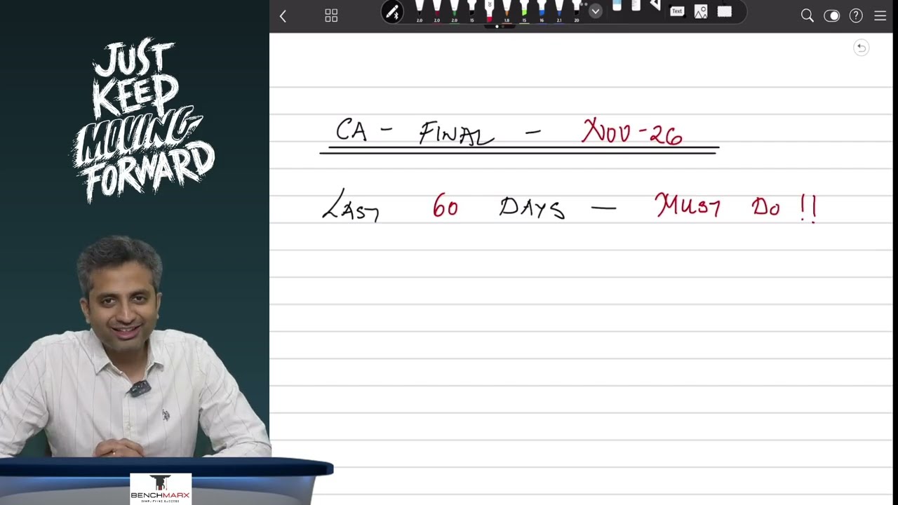 CA Final Nov 26 | Last 60 Days | Don't just Study Harder, Do these 5 Things Differently!!!