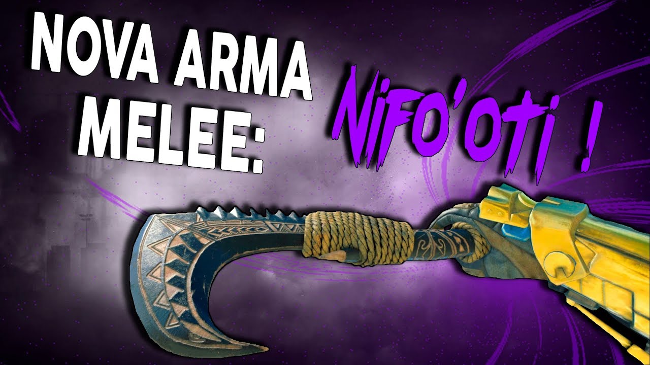 NOVA CORPO A CORPO: NIFO'OTI - Gameplay ao vivo! - Black Ops 4
