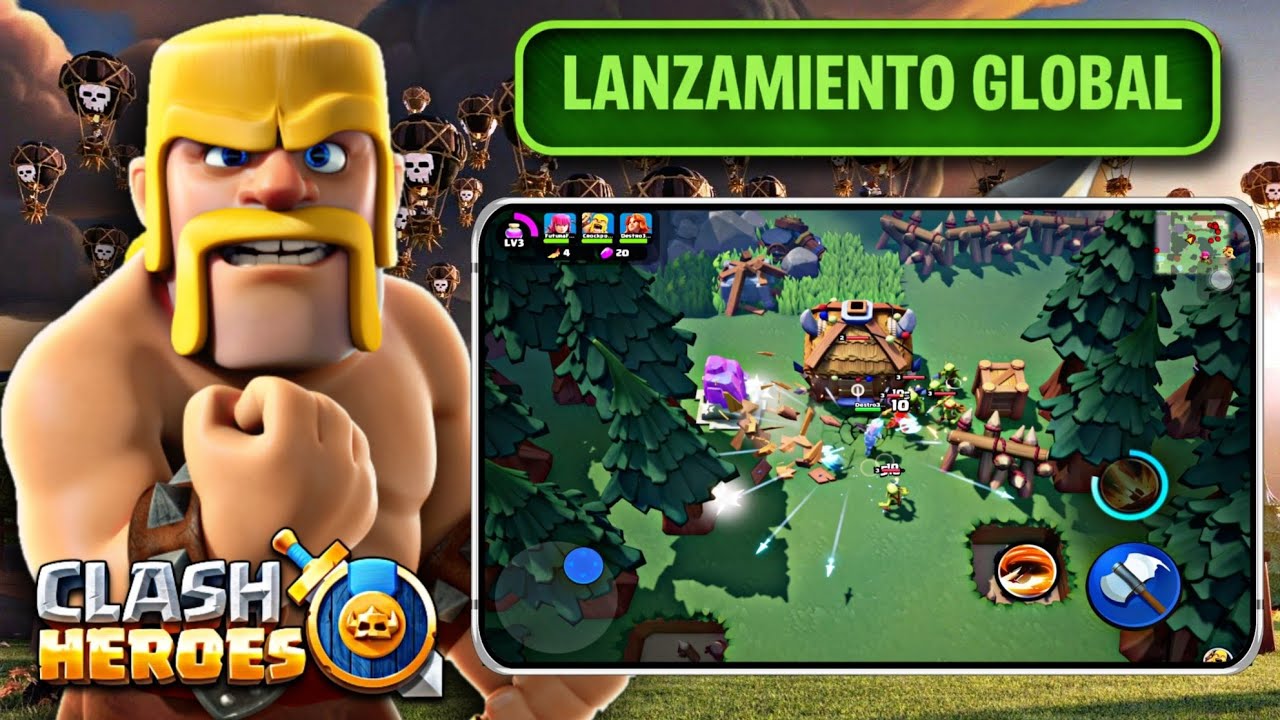 ULTIMA HORA! CLASH HEROES el LANZAMIENTO del NUEVO JUEGO DE SUPERCELL en ANDROID y iOS