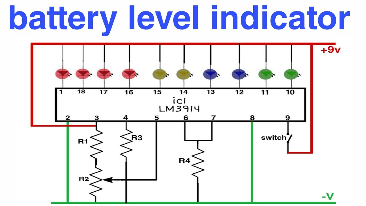 how to make battery level indicator at home