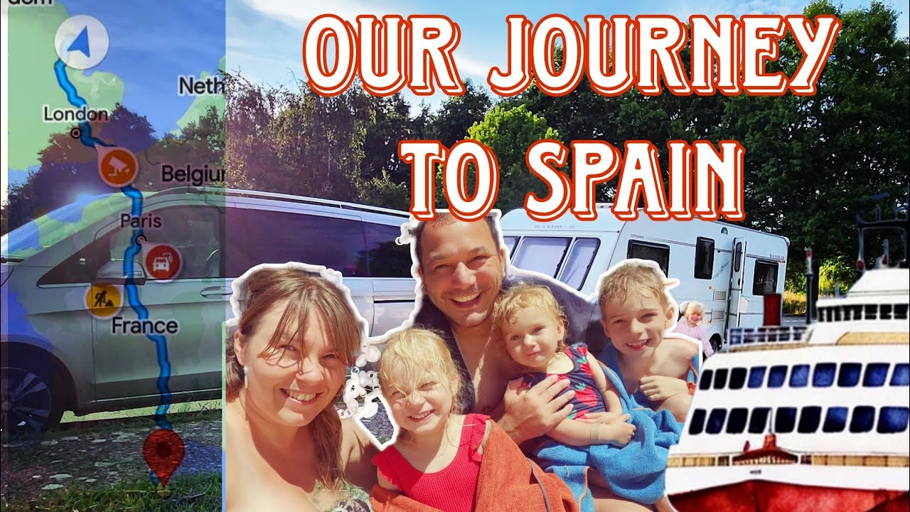 Travelling to Spain | Wild camping in our caravan