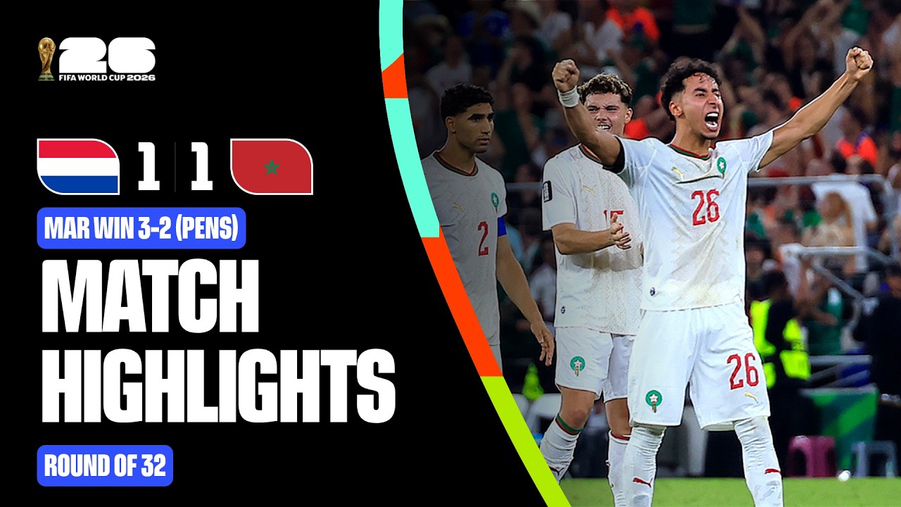 Highlights | Netherlands (2)1-1(3) Morocco | FIFA World Cup 2026&trade;