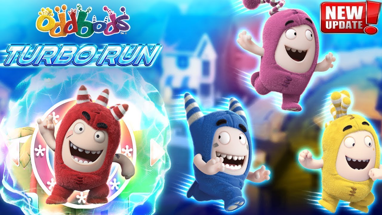 Oddbods Turbo Run New Update  - The Bustling City Track Is Available Android/iOS Gameplay