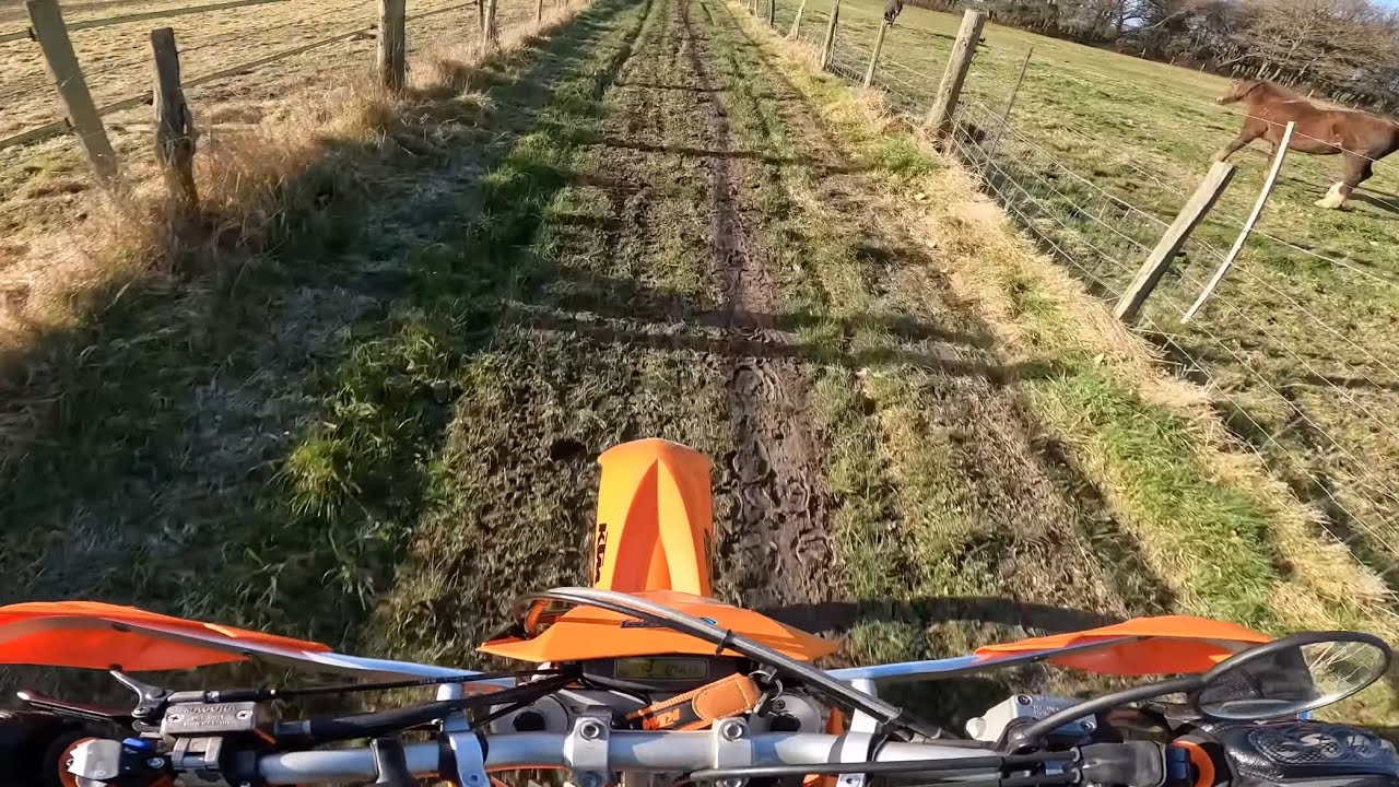 Bit of road bit of mud Ktm 525 EXC
