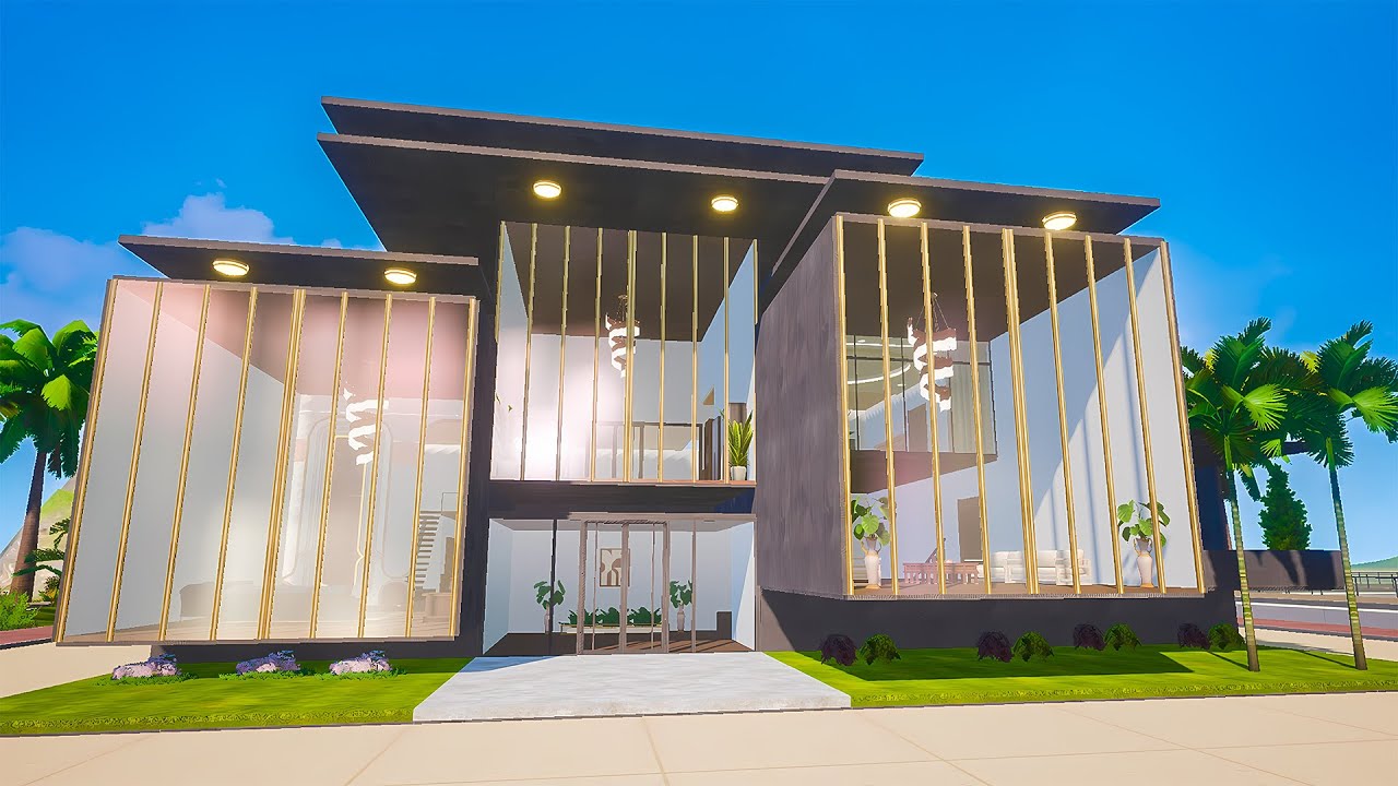PUBG Mobile House Design for Level 29 | Luxury & Modern Mansion Build 😎