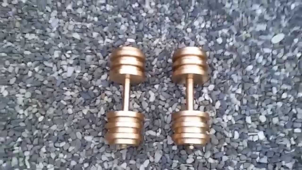 ПОКРАСКА ГАНТЕЛЕЙ  (PAINTING DUMBBELLS)