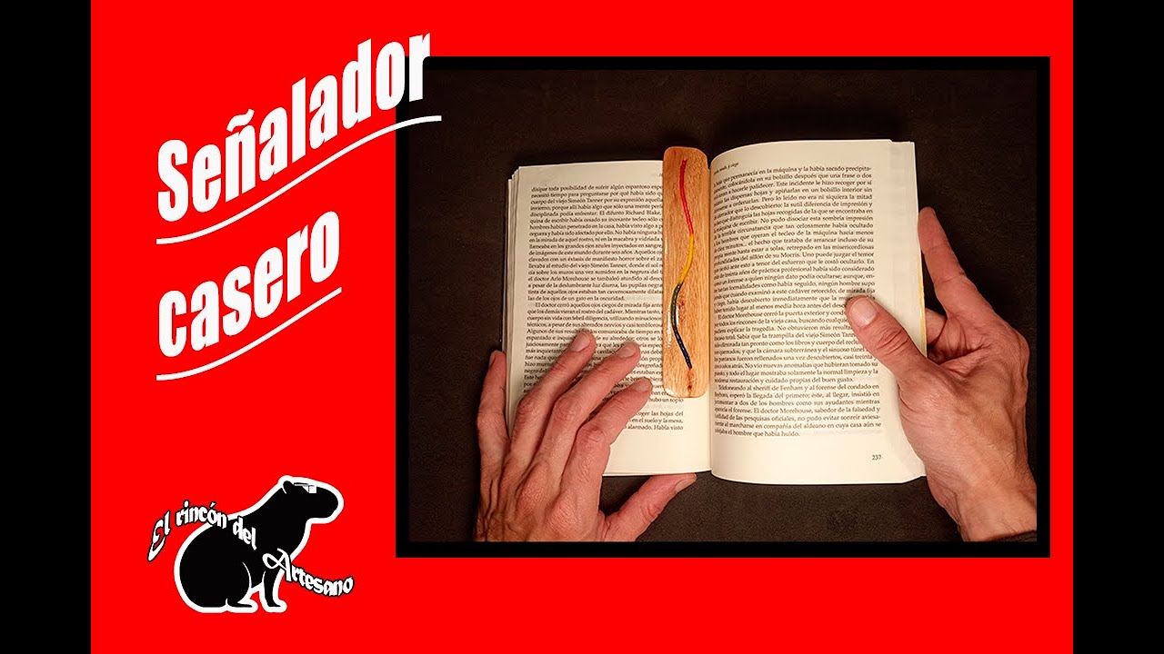 Hice un señalador de libros bien sencillo