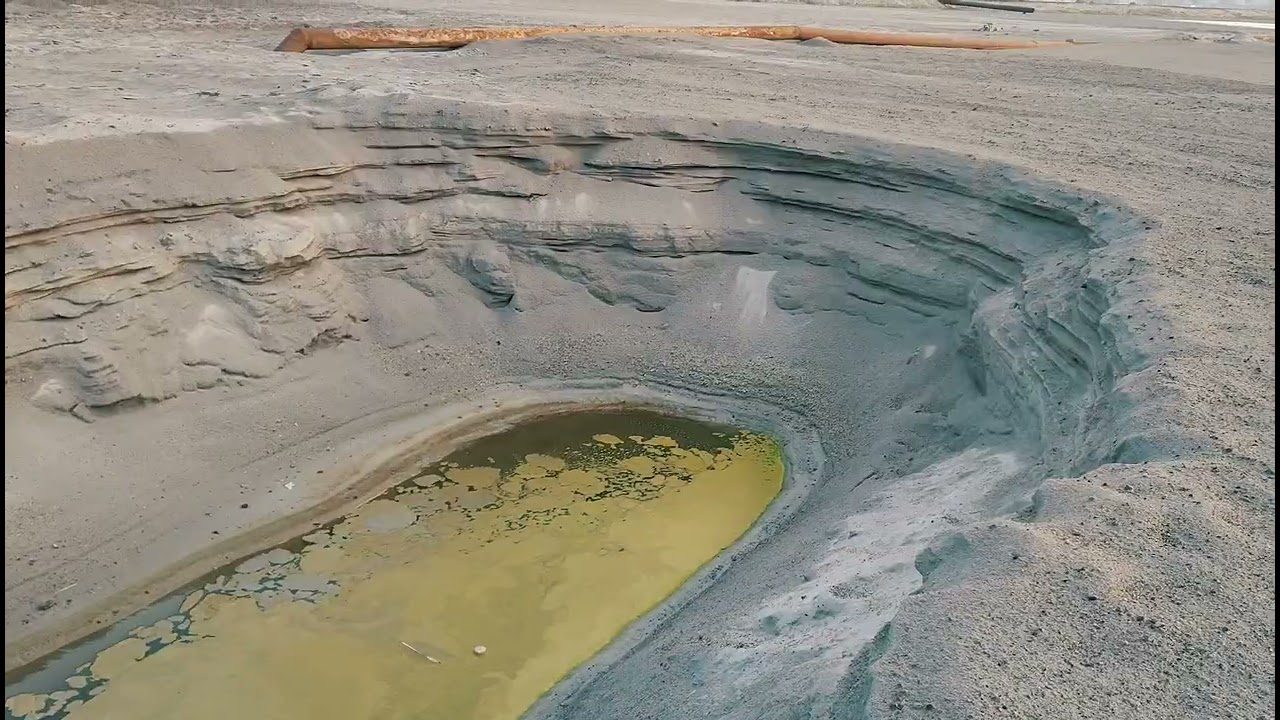 Ash disposal area NTPC