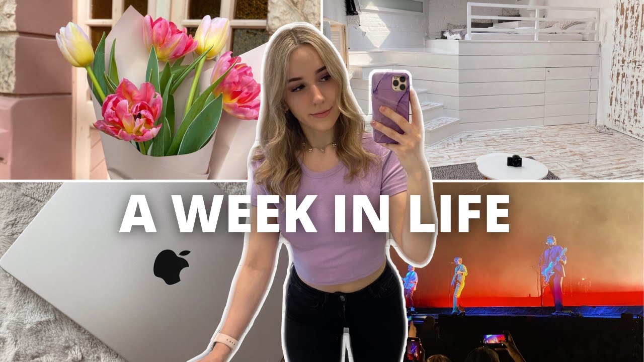 A week in life | uczelnia, koncert 5sos, praca, włosy, rzęsy, zakupy