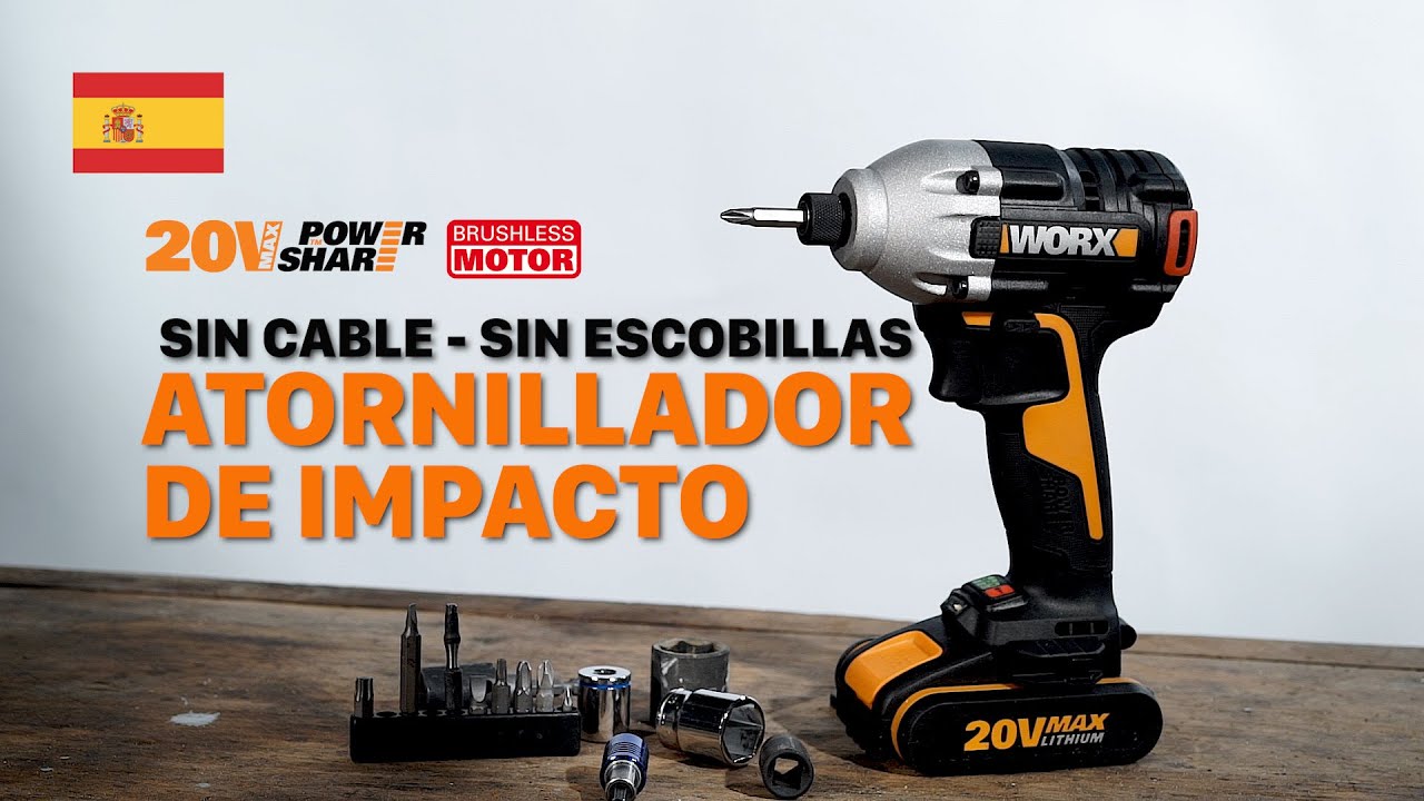 WORX WX261 Atornillador de impacto sin cable/sin escobillas         ES