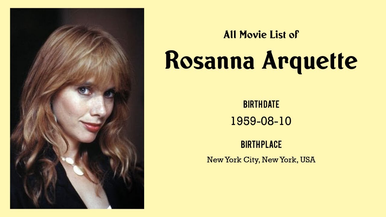 Rosanna Arquette Movies list Rosanna Arquette| Filmography of Rosanna Arquette
