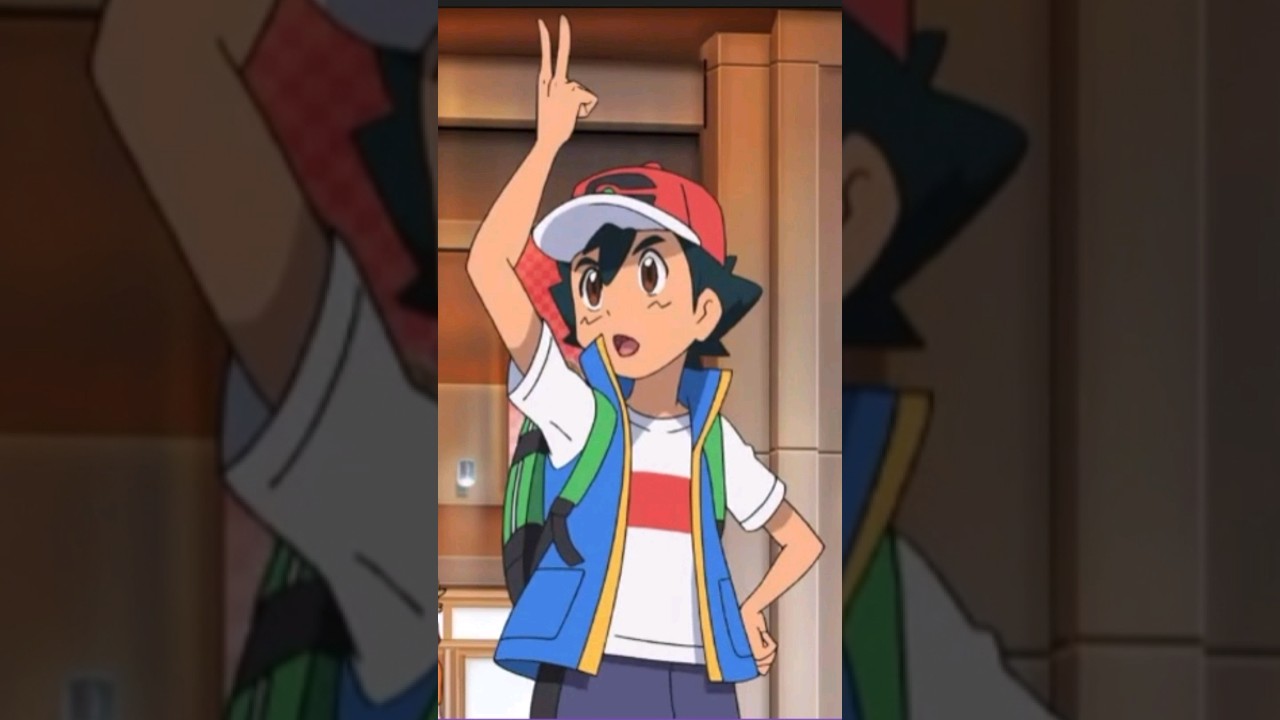 Ash and Goh pretend to be Leon 😂 #pokemon #pokemonanime #pokemonjourneys #ashketchum