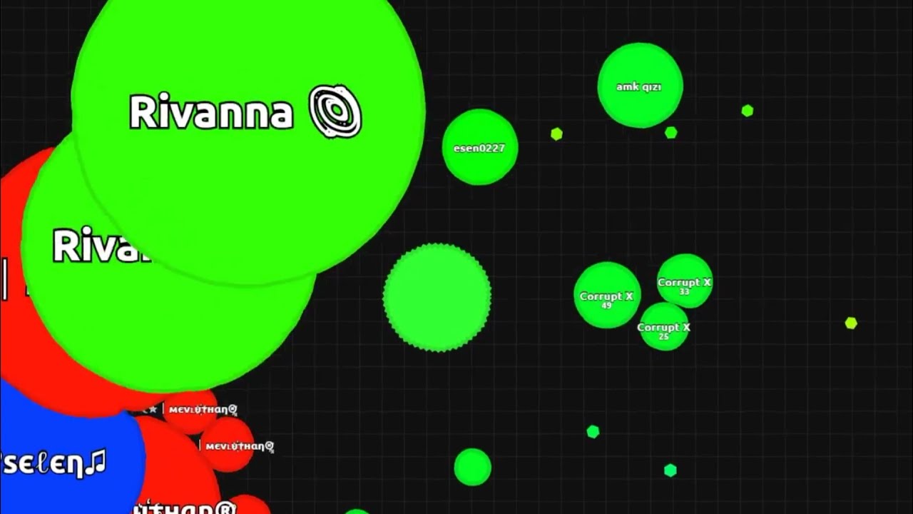 Agar.io Team Mode - Destroying Cross-Teams #2
