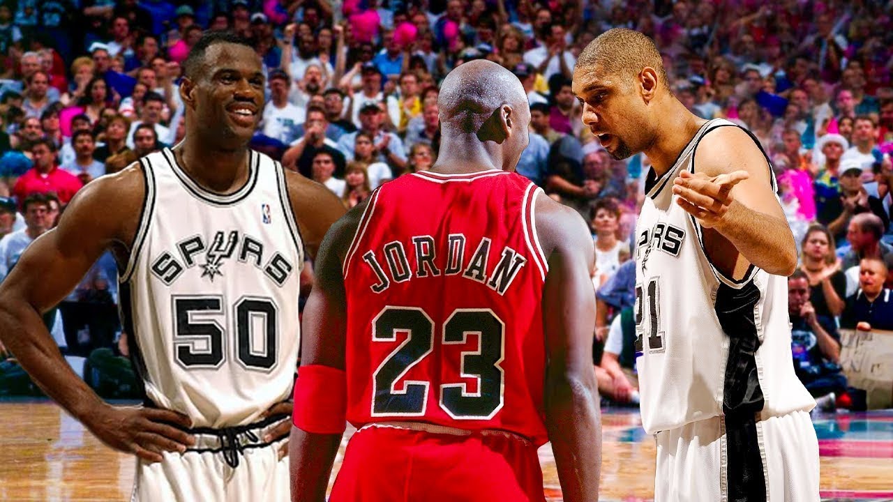 The Day Michael Jordan Showed Tim Duncan & David Robinson Who Is The Boss