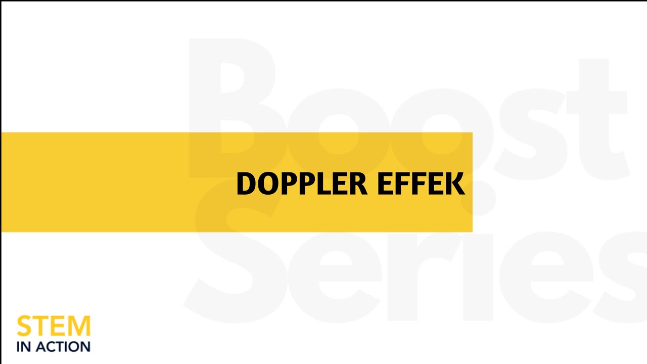 Boost Series: Doppler Effek