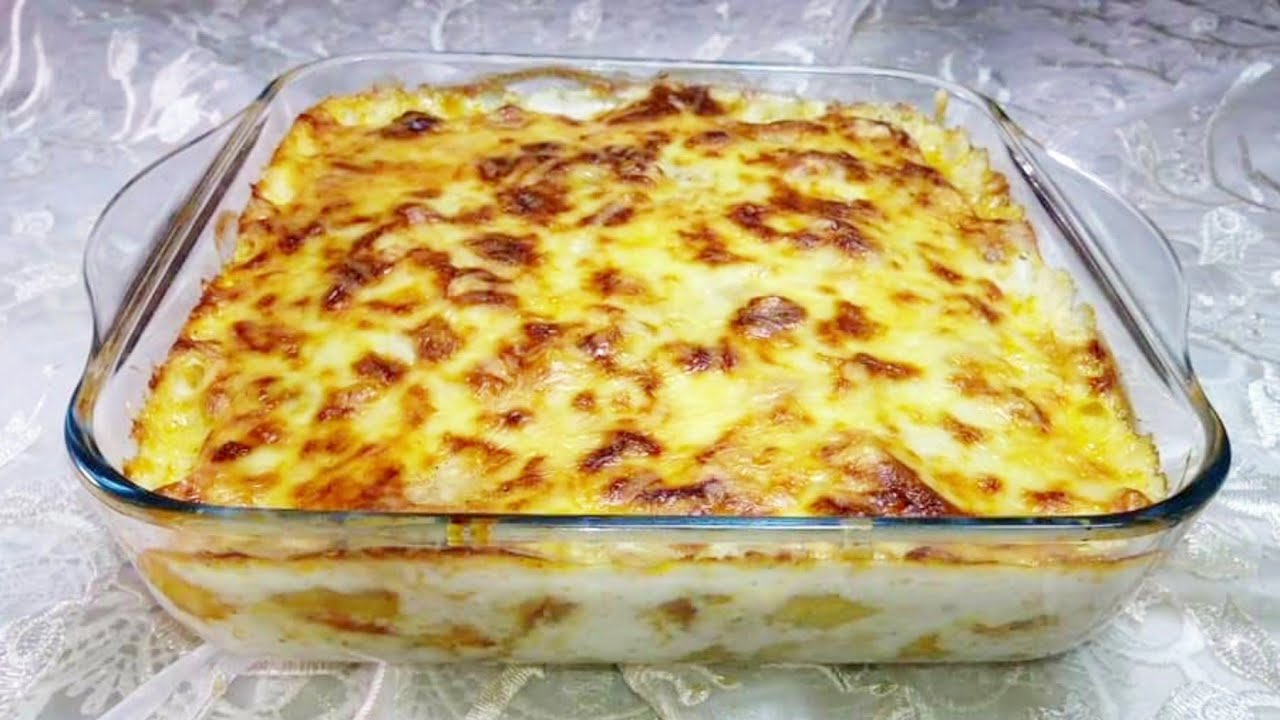 كراتان الدجاج والبطاطس بالبيشاميل لذيذ بزاف متشبعوش منو ممكن تحضروه كوجبة عشاء أو غداء😲