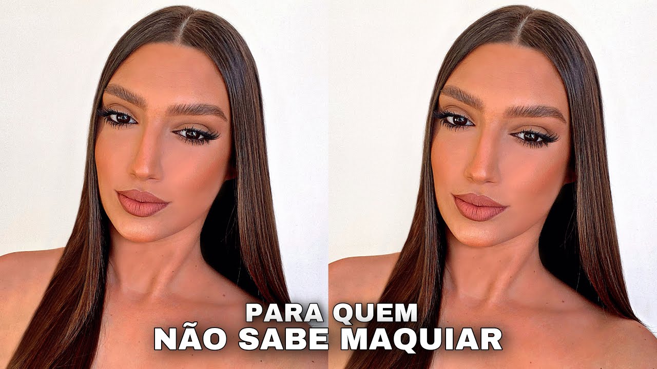 COMO FAZER MAKE ELEGANTE PARA QUEM NÃO SABE MAQUIAR PERFEITA PARA FESTAS *make para iniciante*