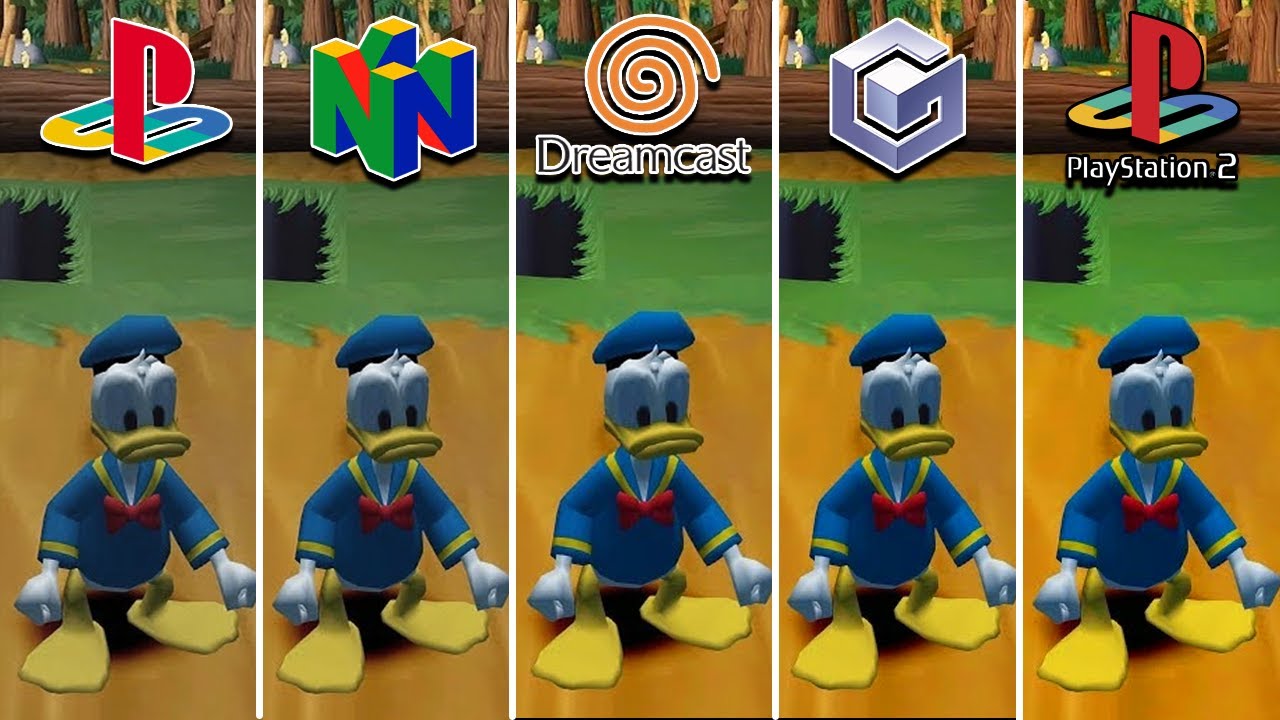 Donald Duck: Goin' Quackers (2000) PS1 vs N64 vs Dreamcast vs Gamecube vs PS2 (Which One is Better?)
