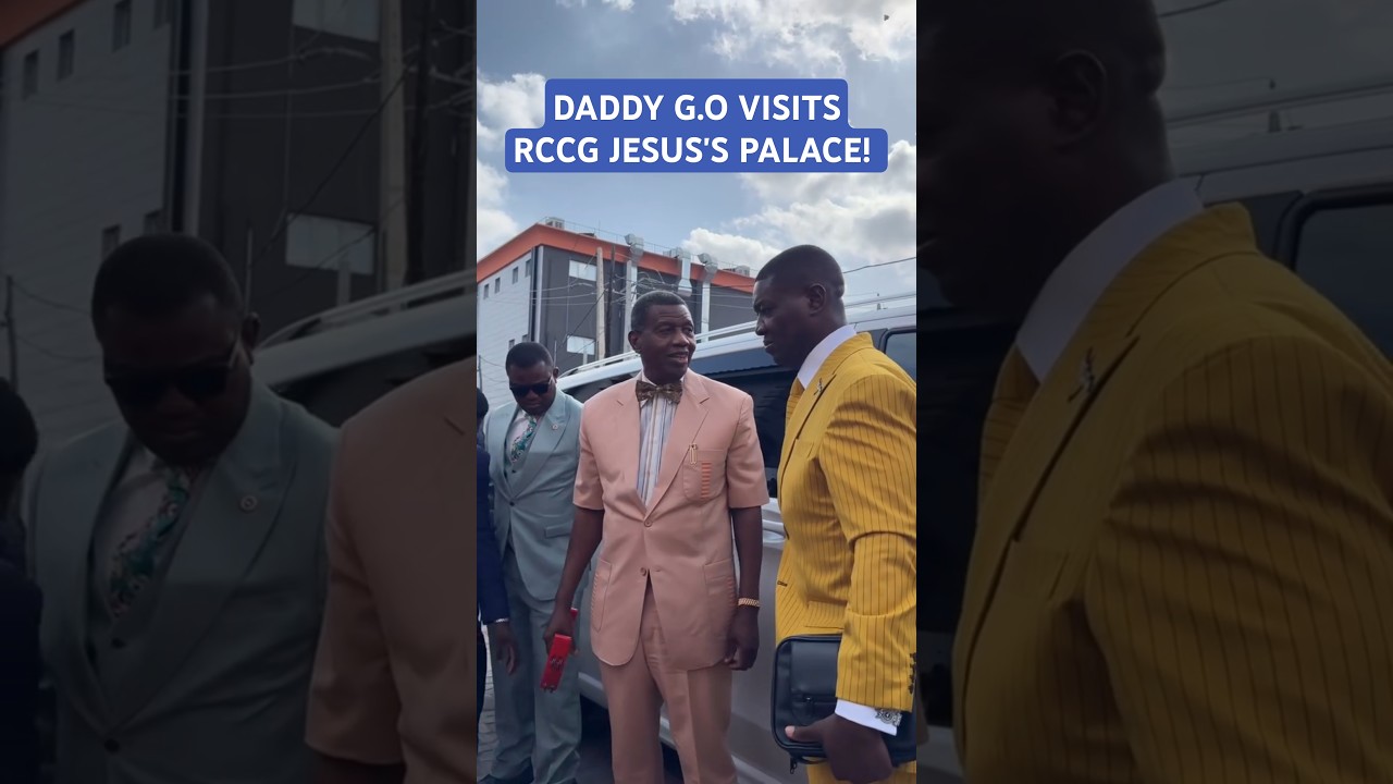 PASTOR ADEBOYE VISITS RCCG JESUS'S PALACE! #rccg #pastoradeboye #lagos