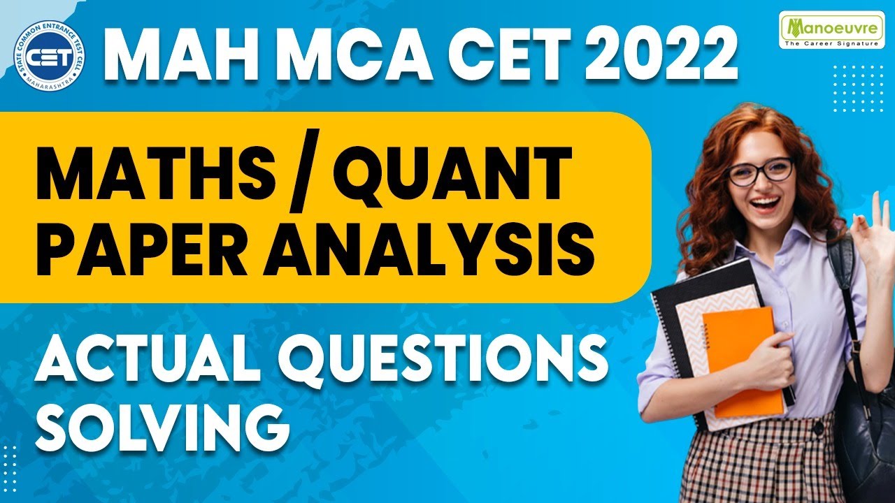 MAH MCA CET 2022 | Mathematics/Quant Paper Analysis | Slot 2 |Actual Questions | Manoeuvre Education