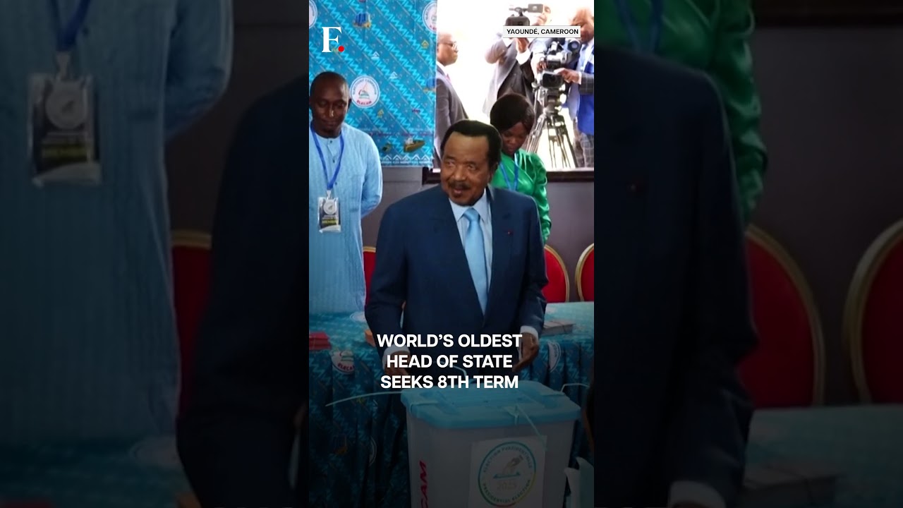 Cameroon Presidential Election: 92-Year-old Paul Biya Casts His Vote, Seeks 8th Term | N18G