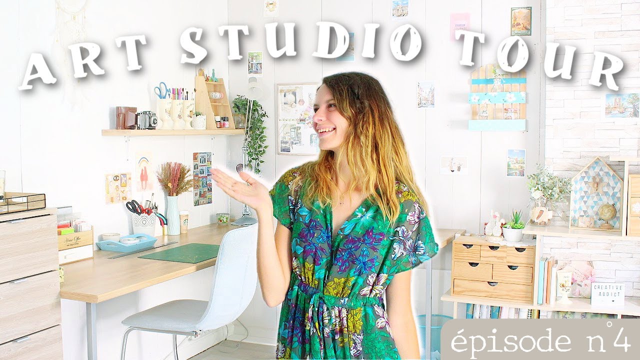 Visite de mon ATELIER entièrement rénové ! 😍 Mon espace de créations, d'inspiration et de tournage ✨