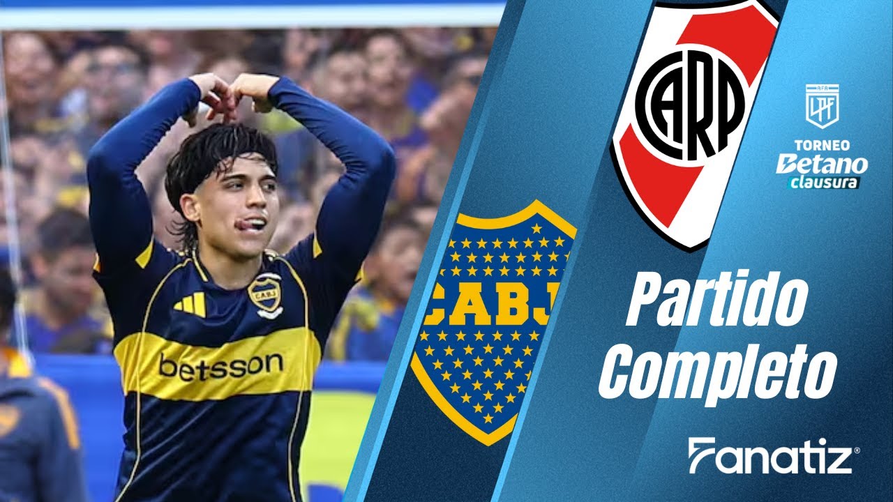 Boca Juniors 2 vs. River Plate 0 - PARTIDO COMPLETO