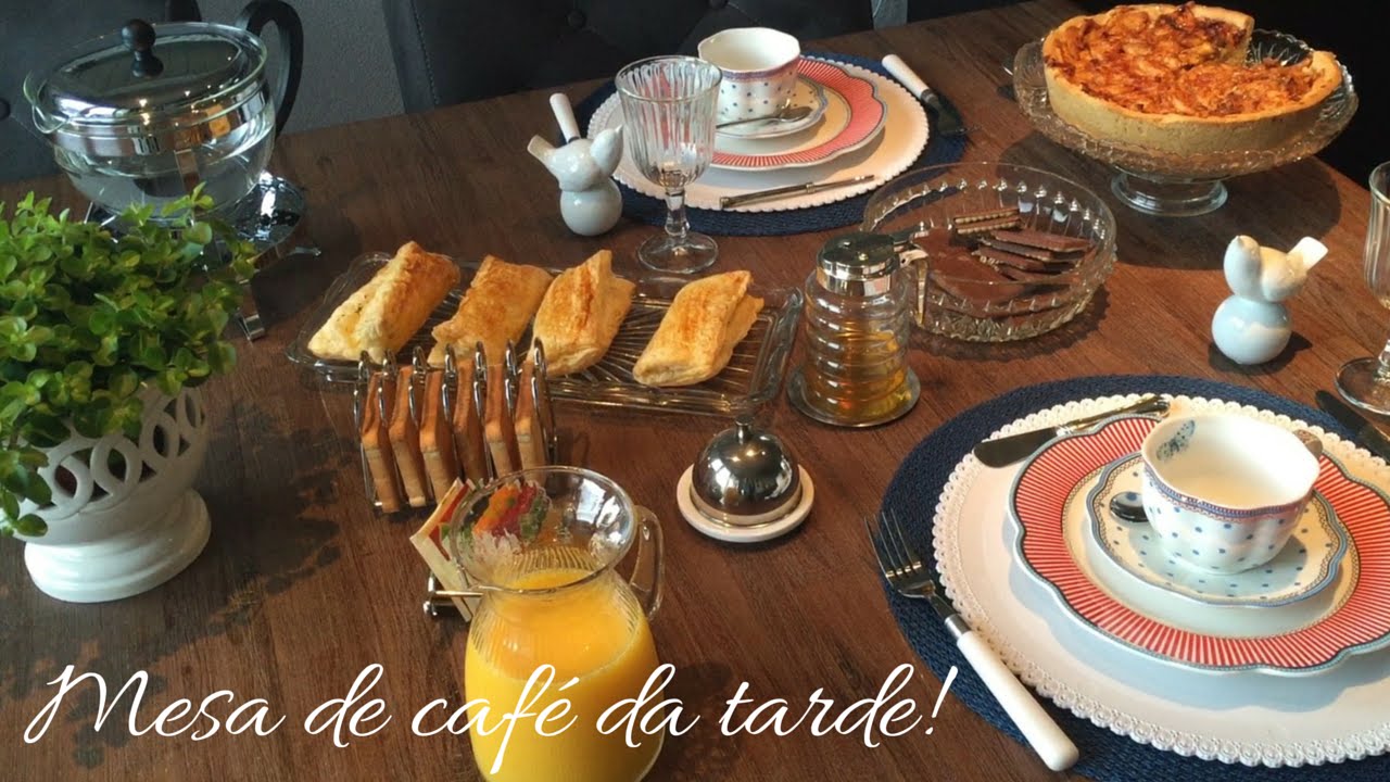 Mesa posta de café da tarde - Cristina Versluis