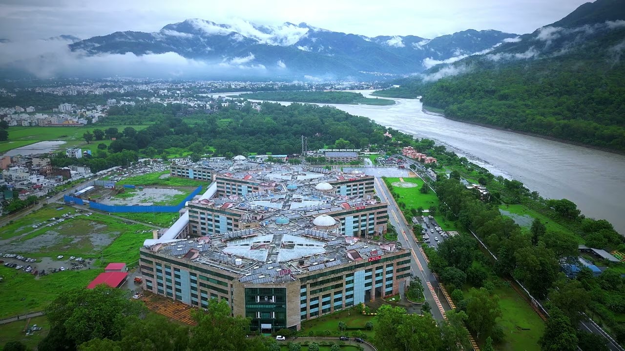 Aiims Rishikesh monsoon view